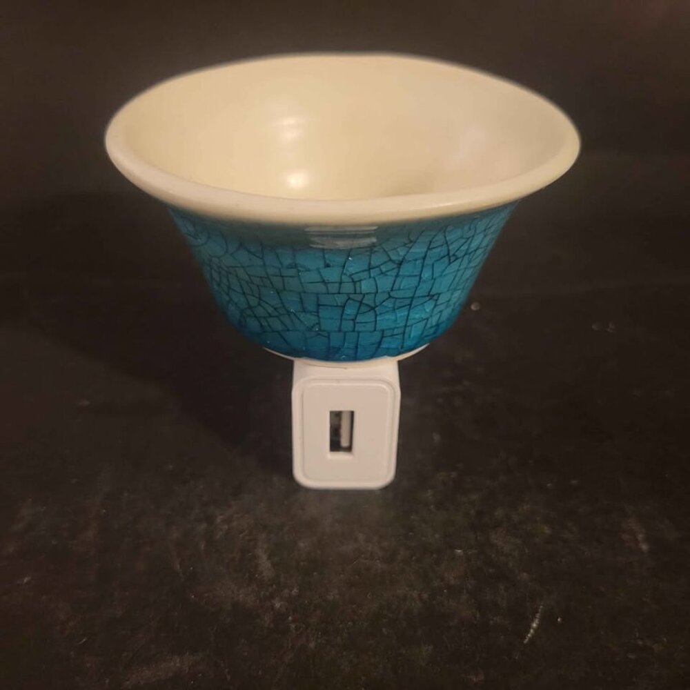 Small Blue Ceramic Bowl Signed And Dated By Artist